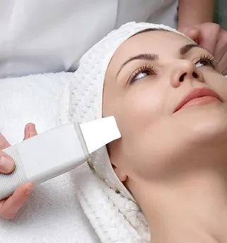 Beautiful Lady Getting Skin Treatment | Laguna Dermatology in Laguna Hills, CA